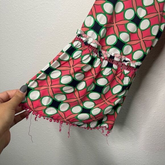 Crown & Ivy Multicolor Tassel Tie Front Bell Sleeve Rayon Blouse Women’s Size 3X - Picture 3 of 11